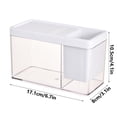 thumbnail image 2 of Fish Tank 1 Gallon Glass Aquarium Fish Tank Desktop Tank For Fish, 2 of 2