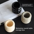 thumbnail image 1 of Storage Case Pencil Box Desk Stand Round Smooth Surface Long-lasting Convenience Multipurpose Exquisite Home Supplies Black Three Layers, 1 of 9