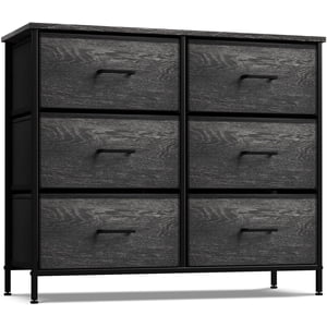 Sorbus Dresser avec tiroirs en tissu - Grand coffre des tiroirs - Idéal pour chambre et salon Organisation - Tiroirs collapsibles & portatif TV support