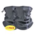 thumbnail image 1 of 2 Pcs Cache-Cou Cagoule Masque de Ski Coupe-Vent Hommes et Femmes Gris, 1 of 7
