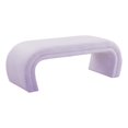 thumbnail image 1 of TOV Furniture Banc Rembourré en Velours Lavande Kenya, 1 of 6