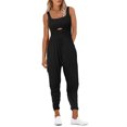 thumbnail image 4 of RXIRUCGD Womens Running Onesie Workout Rompers Outfits Exercise Jumpsuits Gym Yoga, Black, Size: M, 4 of 8