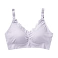 thumbnail image 2 of LSLJS Ladies Comfortable Breathable No Steel Ring Front Buckle Breastfeeding Bra Woman Underwear, 2 of 6