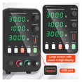thumbnail image 2 of Adjustable DC Power Supply 30V 10A 60V 5A Lab Bench Power Source Stabilized Power Supply Voltage Regulator Switch ,Easy to Use, 2 of 6