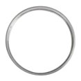 thumbnail image 4 of Unique Bargains 1' Car Air Cleaner Spacer Riser Silver Tone Aluminum Alloy Filter Spacer for Ford, 4 of 6