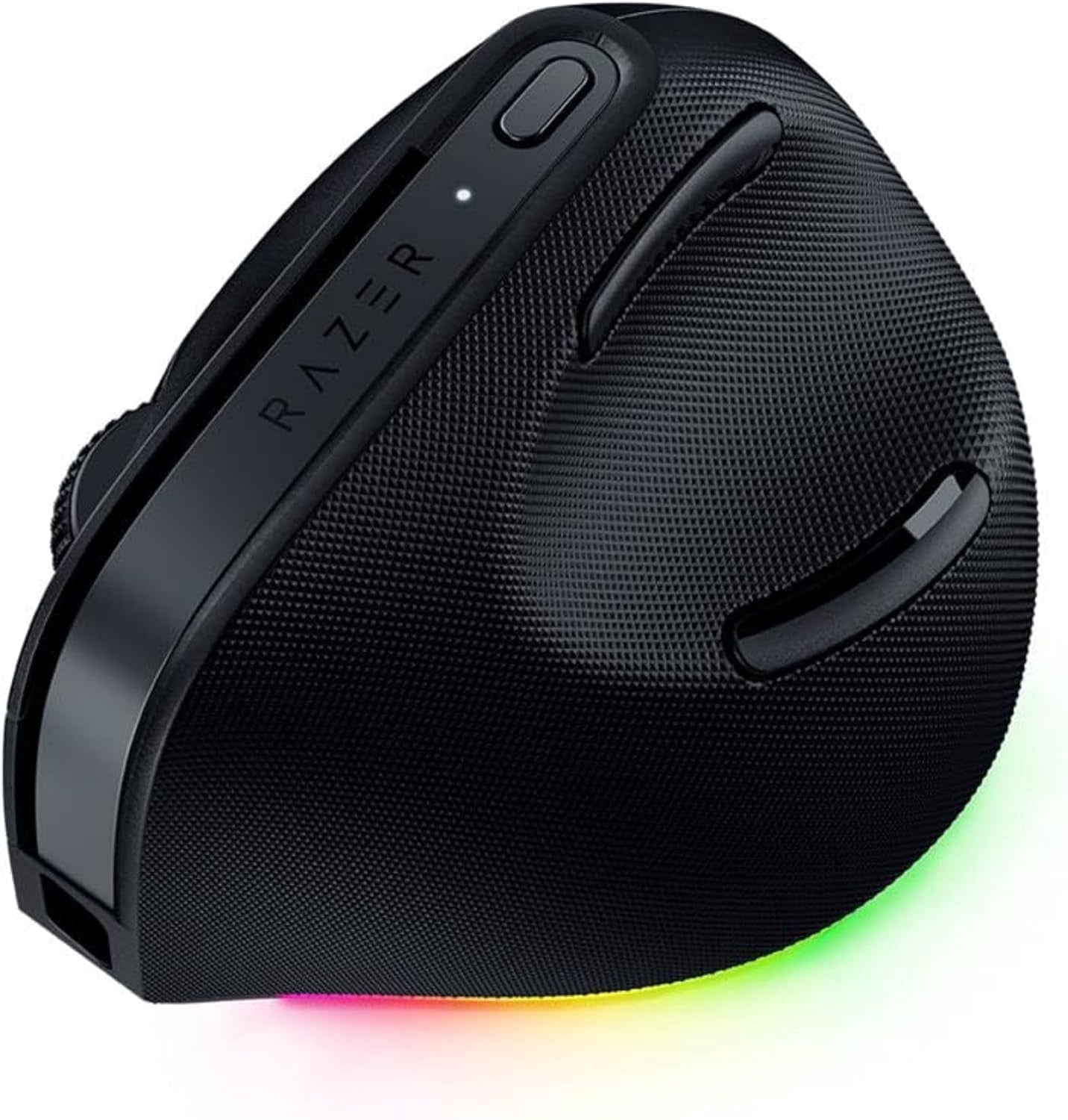 Razer Pro Click V2 Vertical Wireless Mouse – Brand New| 6 Button Ergonomic Design | One Click AI Prompt | Supports Windows & Mac | 2.4GHz, Bluetooth, or USB C Wired Mode - Chroma RGB