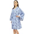 thumbnail image 1 of Bimba Kimono Robe à Imprimé Floral Violet Pâle pour Femme, Paréo/cache-Maillot de Demoiselle d'Honneur - 30, 1 of 5