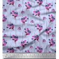 thumbnail image 1 of Soimoi Moss Georgette Fabric Flower Artistic Print Sewing Fabric Yard 42 Inch Wide, 1 of 3