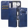 thumbnail image 5 of Wallet Case for Nothing Phone 3A Flip Cover with Card Slots, Magnetic Stand & Strap Blue, 5 of 5