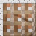 thumbnail image 3 of oneOone Polyester Spandex Brown Fabric Geometrical Fabric For Sewing Printed Craft Fabric By The Yard 56 Inch Wide, 3 of 4