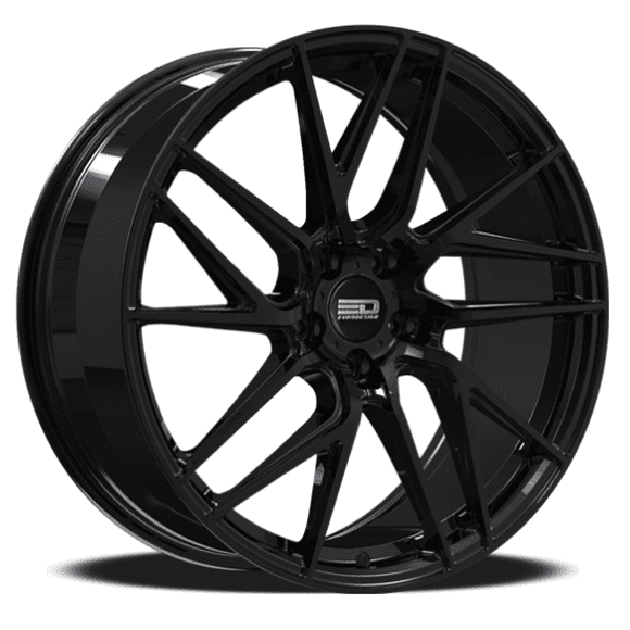 4 x Jantes Euro Design Tech en alliage noir brillant de 17x7.5 pouces pour Honda Accord et Honda Civic 2018 à 2026