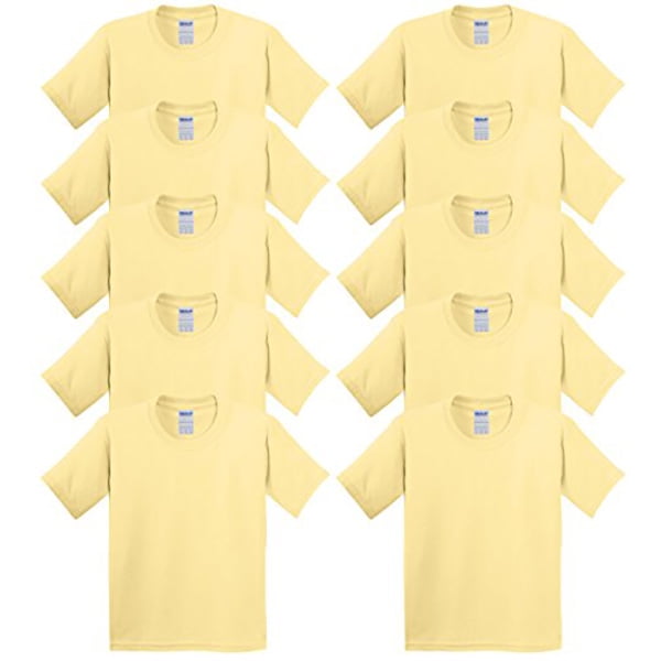 Gildan T-Shirt en Coton Épais pour Garçons - G500B (Lot de 10)