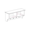 thumbnail image 5 of Prepac Manufactured Wood 36 in. Wide Hanging Entryway Shelf, 5 of 5