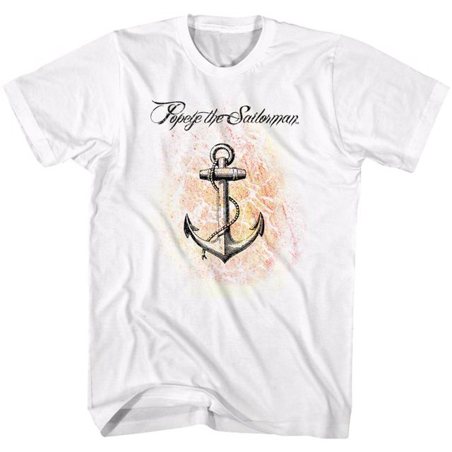 Popeye Poptart T-Shirt Blanc pour Adulte 5TG
