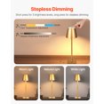 thumbnail image 2 of VEVOR Cordless Table Lamp 2-Pack 5200mAh Built-in Rechargeable Battery Desk Lamp Gold, 2 of 9