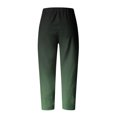 thumbnail image 3 of Meichang Capris à Jambes Larges Tulipe Dégradé pour Femme Grande Taille, Taille Très Extensible, Mode d'Été, Coton et Lin,, 3 of 4