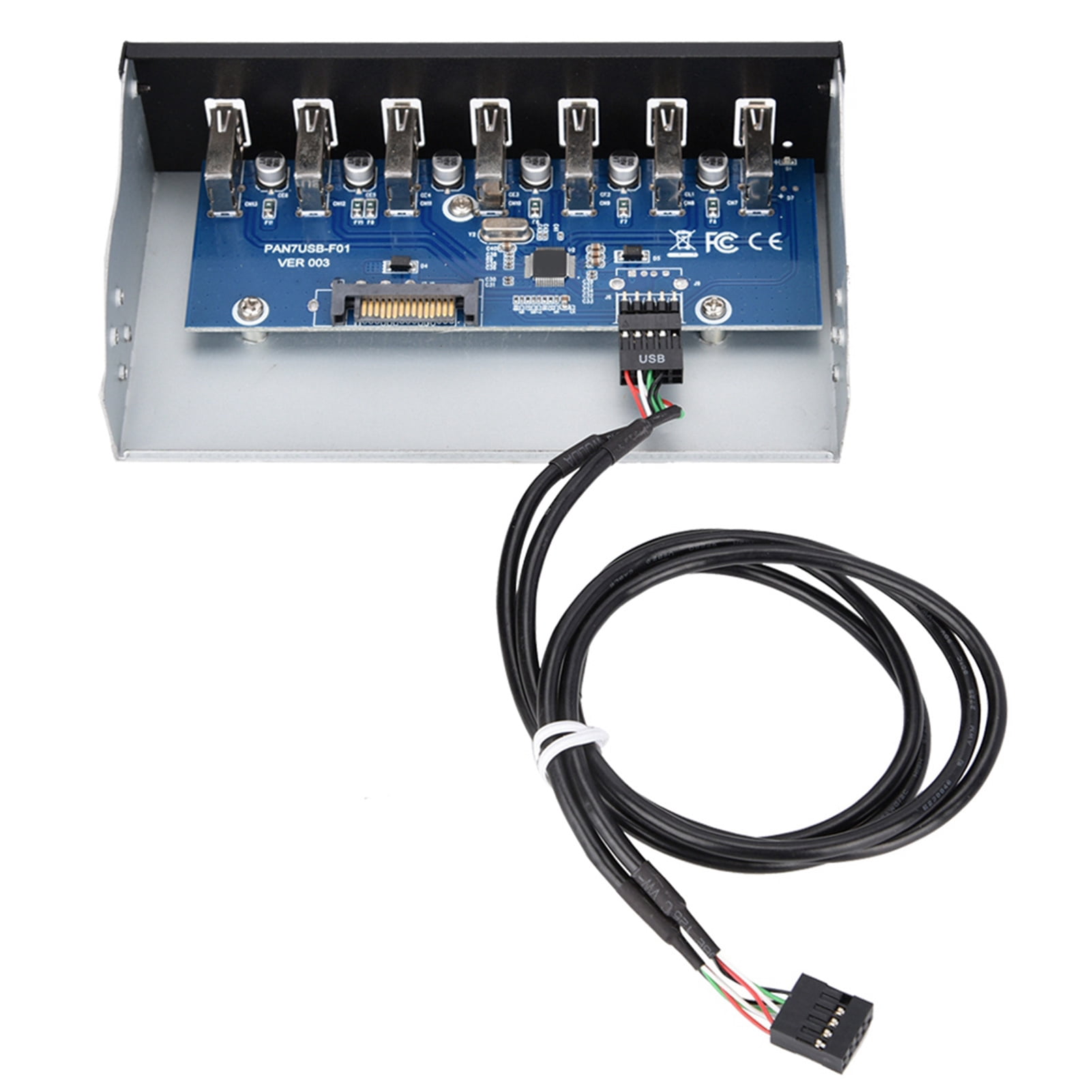 USB Hub Drive Panel,USB Hub Box Panel Port USB Hub Drive Bay US Port Hub Panel Maximized Efficiency
