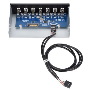 Port USB Hub Drive Bay,USB Hub Box Panel US Port Hub Panel USB Hub Box Panel Tailored for Perfection