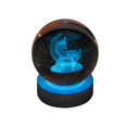 thumbnail image 1 of MesaSe 3d Glowing Crystal Ball Night Light Ornament Creative Coloful Night Scene Lamp With Base For Home Decor Gift, 1 of 9