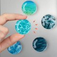 thumbnail image 3 of Glass Fridge Magnets, 12Pcs Ocean Strong Magnetic Refrigerator Magnet Fridge Sticker Cute Locker Magnet for Kitchen Office Whiteboards Cabinets Photos Creative Decorative Magnets for Gift, 3 of 7