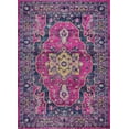 thumbnail image 1 of LaDole Rugs Lilac Blue Persian Area Rug, 7'10' x 10'5', Indoor/Outdoor, Stain Resistant, 1 of 6