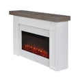 thumbnail image 2 of Cravenhall 64" Landscape Electric Fireplace in white, 2 of 8