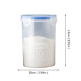 thumbnail image 2 of Airtight Food Storage Containers With Lids,Clear Food Storage Containers,Cereal Containers Storage,Plastic Kitchen And Pantry Organization Canisters,For Food Storage In Home Kitchen & Dining,Clear, 2 of 6