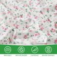 thumbnail image 4 of Gogreen Queen Duvet Cover Set, Soft & Breathable Microfiber 3 Pieces Queen Bedding Sets, Pattern Queen Comfy Duvet Cover Set, with Zipper Closure (Queen), 4 of 8