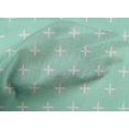 thumbnail image 4 of oneOone Cotton Poplin Fabric Plus Sign Kasuri Printed Fabric 1 Yard 56 Inch Wide, 4 of 4