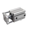 thumbnail image 1 of SMC Type CQMB12-5 CQMB16-10 CQMB20-20 Guide Rod Compact Air Pneumatic Cylinder CQMB25-25 CQMB32-40 CQMB40-50 50-75 63-100 80-25 ,Double Acting, 1 of 6