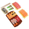 thumbnail image 1 of CUITING Ensemble de Jeu d'Imitation de Restaurant de Sushi 37 Pcs Jouet de Nourriture Factice pour Enfants Jouet de Sushi de Simulation, 1 of 6
