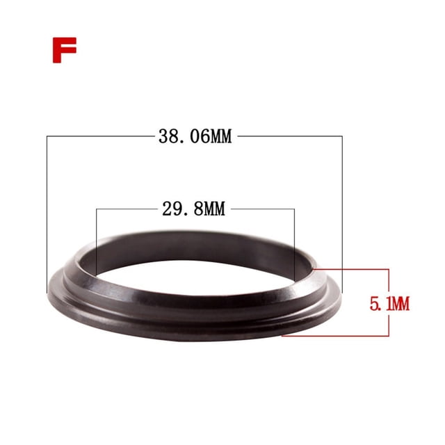 Bicycle Tapered Fork Headtube Reducer Headset Adapter Bike Headset Base Ring