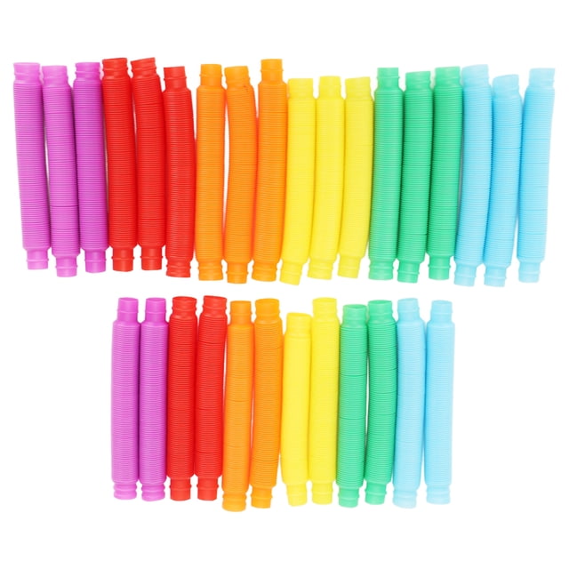 Pop Tubes, Bendable 17mm 6 Colors Pop Tube Toy For Entertainment