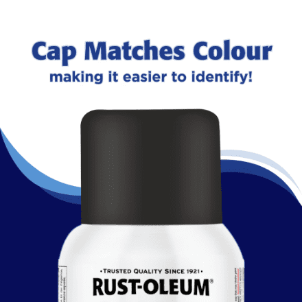 Peinture en spray intérieure/extérieure à faible odeur Rust-Oleum en noir mat, 312 g