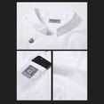 thumbnail image 2 of Milaget Chef Jacket Short Sleeve Cooking Clothes Coat for Restaurant White AWhite XL, 2 of 9