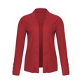 thumbnail image 4 of AherBiu Plus Size Cropped Blazers for Women Business Casual Open Front Cardigans Fall Lightweight Trendy Jacket, 4 of 5