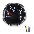 thumbnail image 2 of Acouto Fuel  Gauge, 2in Multi-Function Fuel  Gauge Intelligent Alarm IP67 Waterproof Marine Auto Instrument 316 Stainless Steel, 2 of 8