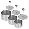 thumbnail image 1 of HAMPPLIES 3pcs Sushi Mold Easy Release Food Shaping Tool 304 Stainless Steel for Daily Use, 1 of 8