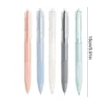 thumbnail image 3 of RRJ 5 Pack Retractable Ballpoint Pens, Quick Drying 0.5mm Black Ink Pens, Smooth Writing Pens for Study Exams Office Home, Large Capacity 5ml Ink Pens, Click Button Pens for Study Professionals, 3 of 6
