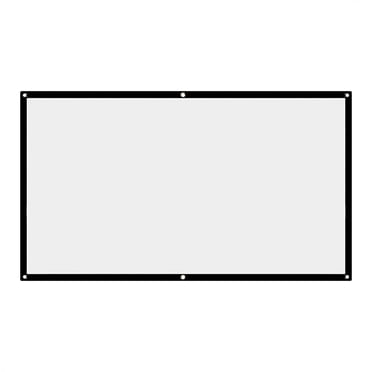 EGNMCR Projector 60/72/84/100/120inch Portable Foldable Wall Projector HD Screen 4:3 Home Theatre Outdoor Portable Screen