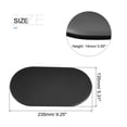 thumbnail image 2 of Unique Bargains Exercise Core Sliders, Oval Glider Discs with Feet Covers, Dual Sided, Home Gym, Black, 2 of 6
