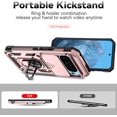 thumbnail image 5 of KOMI Designed for Google Pixel 9 Pro, Military-Grade Drop-Proof Case with Sliding Camera Cover and Ring Kickstand, Heavy Duty Shockproof Full Body Protective Phone Case, Rose Gold, 5 of 5
