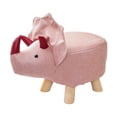 thumbnail image 4 of Repose-pieds Animal Repose-Pieds Chaise pour Changer de Chaussures Pouf Multifonction Mignon pour Pièce dragons Roses, 4 of 8