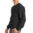 thumbnail image 2 of Hanes Chandail à Col Rond pour Adulte en Coton Ultime, S, Noir, 2 of 8