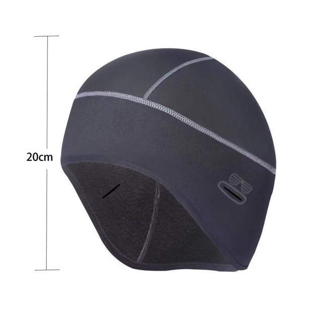 Single Sided Riding Helmet Waterproof Helmet Liner Hat Warm Motorcycle Cycling Beanie