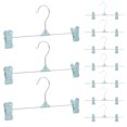 thumbnail image 1 of 10pcs Skirt Hangers with Adjustable Clips Pant Hangers Plastic Pants Hangers, 1 of 5