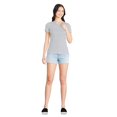 thumbnail image 2 of George Women's Short Sleeve Rib Tee, 2 of 6