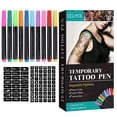 thumbnail image 2 of Temporary Tattoo Ink Easy To Clean Tattoo Markers for Body Art Painting Drawing, 2 of 10