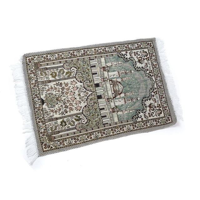 GUOOL Islamic Prayer Mat Portable Durable Ramadan Gift Soft Muslims Mat Prayer Rug for A