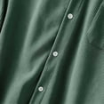 thumbnail image 4 of Kaemgyyd Spring Fall Shirts for Men Casual Corduroy Jacket Button down Long Sleeve Overshirt Loose Stylish Work Shackets, 4 of 7